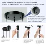 Adjustable Modern Crystal Chandelier for Any Space