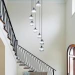 Modern Crystal Pendant Light for High Ceilings
