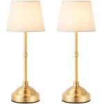2 Pack Rechargeable Cordless Table Lamps with Dimming