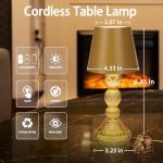 Cordless Rechargeable Touch Control Table Lamp