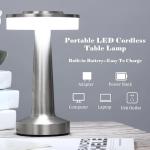 Riakrum Cordless LED Table Lamp with Touch Control