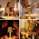 Cordless Rechargeable Touch Control Table Lamp