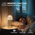 Shenmoyl Cordless Touch Control Tulip Table Lamp