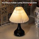 Cordless Rechargeable Touch Control Table Lamp