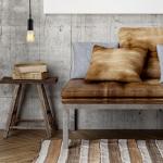 Matte Black Pendant Light with Woven Fabric Cord