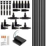 iCreating 26ft Black H Track Lighting Kit