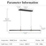 EDISLIVE Adjustable Dimmable LED Pendant Light