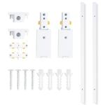 6.6FT White H Track Lighting Kit with Accessories