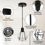 Modern Black Pendant Light Fixture for Any Space