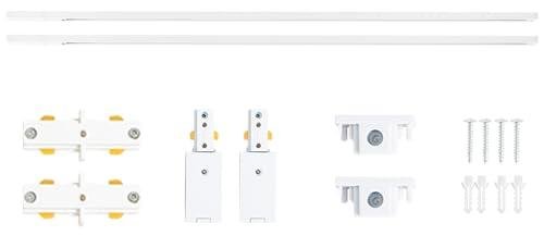 8FT H Track Lighting Rail Kit - White