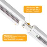 8FT H Track Lighting Rail Kit - White
