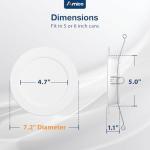 Amico 12 Pack Selectable LED Recessed Lights