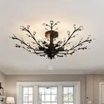 5-Light Vintage Crystal Chandelier for Any Room