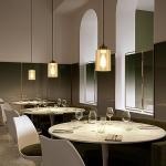 Modern Black Farmhouse Pendant Light with Glass Shade