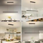 LannlKer 39in Dimmable LED Linear Pendant Light