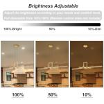 Gold Linear Pendant Light for Kitchen Island