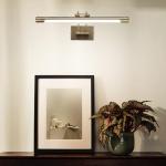 Dimmable 3CCT LED Picture Light in Antique Brass