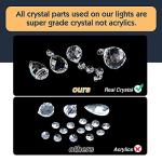 5-Light Vintage Crystal Chandelier for Any Room