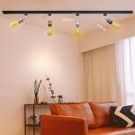 Modern E26 Track Lighting Heads with Glass Shade