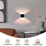 Dimmable Modern LED Wall Sconce - Black