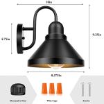 Brightever Gooseneck Outdoor Barn Lights - 2-Pack