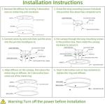 Hykolity 13 Inch Dimmable Flush Mount LED Light