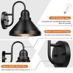 Brightever Gooseneck Outdoor Barn Lights - 2-Pack