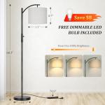 RottoGOON Dimmable Arc Floor Lamp - Black