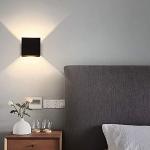 Dimmable Modern LED Wall Sconce - Black