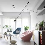 Black Adjustable Swing Arm Wall Sconce Light