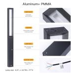 Outdoor LED Pathway Bollard Light, Waterproof 71