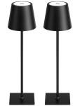 Cordless Rechargeable Touch Table Lamp - 2 Pack