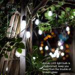 60ft Waterproof Cool White LED String Lights