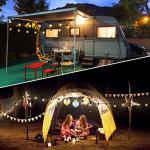 24.6Ft USB Outdoor String Lights with Dimmable LED Bulbs