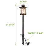 Hykolity Low Voltage LED Landscape Path Lights 6-Pack
