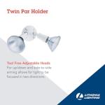 Lithonia Adjustable Outdoor Flood Light Fixture