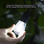 60ft Waterproof Cool White LED String Lights
