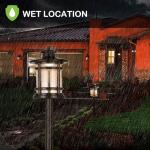 Hykolity Low Voltage LED Landscape Path Lights 6-Pack