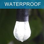 60ft Waterproof Cool White LED String Lights