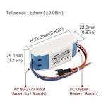 Chanzon 300mA LED Driver Power Supply for COB Chips