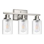 Ascher 3-Light Vanity Wall Sconce in Brushed Nickel