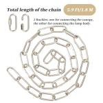 Heavy Duty Light Fixture Canopy Kit, Brushed Nickel