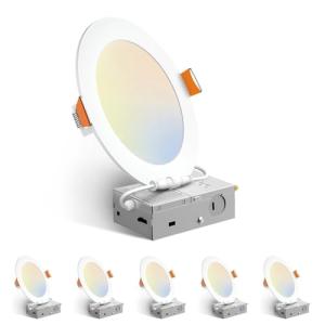 Amico 6 Pack 6-Inch Selectable Ultra-Thin LED Lights