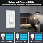 BESTTEN 2-Pack Dimmer Light Switches, Universal Control