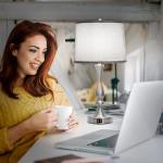 Gray Drum Lampshades Set of 2 for Lamps