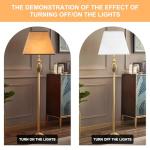 Square White Linen Lamp Shade for Table & Floor Lamps