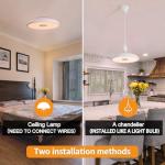Smart Waterproof LED Ceiling Light with Bluetooth Speaker