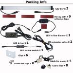 Under Cabinet LED Light Bar Kit - 3 pcs