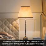 Square White Linen Lamp Shade for Table & Floor Lamps