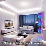 Dimmable White LED Strip Lights - 16.4ft Flexible